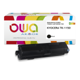 Toner remanufacturé OWA - très très haute capacité - Noir - pour KYOCERA TK-1150