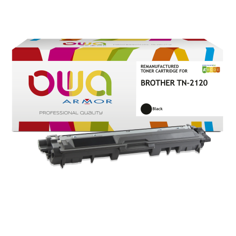 Toner remanufacturé OWA - très très haute capacité - Noir - pour BROTHER TN-2120, TN-2150