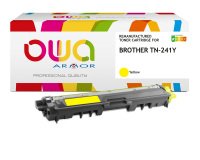 EN_Toner remanufacturé OWA - standard - Jaune - pour BROTHER TN-241Y