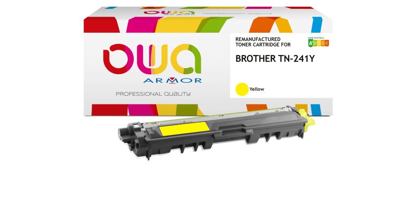 Toner remanufacturé OWA - standard - pour BROTHER TN-241C