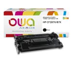 Toner remanufacturé OWA - haute capacité - Noir - pour HP CF287X
