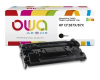 Toner remanufacturé OWA - haute capacité - Noir - pour HP CF287X