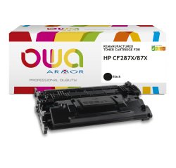 EN_Toner remanufacturé OWA - haute capacité - Noir - pour HP CF287X