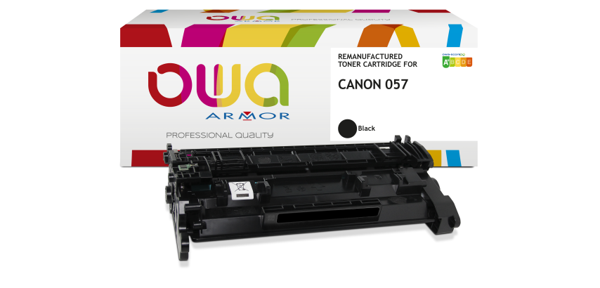 Toner remanufacturé OWA - standard - Noir - pour CANON 057K