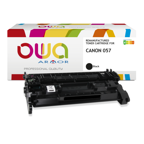 Toner remanufacturé OWA - standard - Noir - pour CANON 057