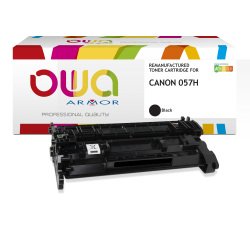 Toner remanufacturé OWA - haute capacité - Noir - pour CANON 057H
