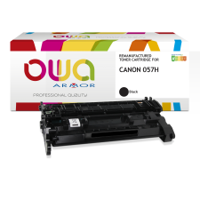 Toner remanufacturé OWA - haute capacité - Noir - pour CANON 057H