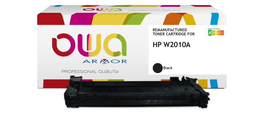Toner remanufacturé OWA - standard - Noir - pour HP W2010A