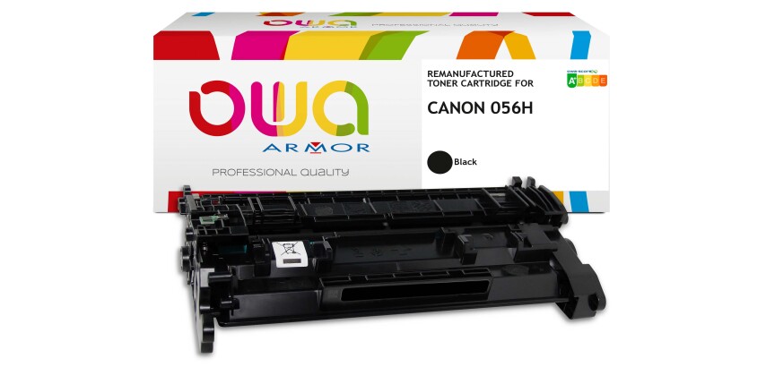 Toner remanufacturé OWA - haute capacité - Noir - pour CANON 056HK