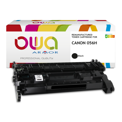 Toner remanufacturé OWA - haute capacité - Noir - pour CANON 056H