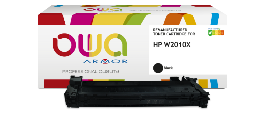 Remanufactured OWA toner - high capacity - Black - for HP W2010X