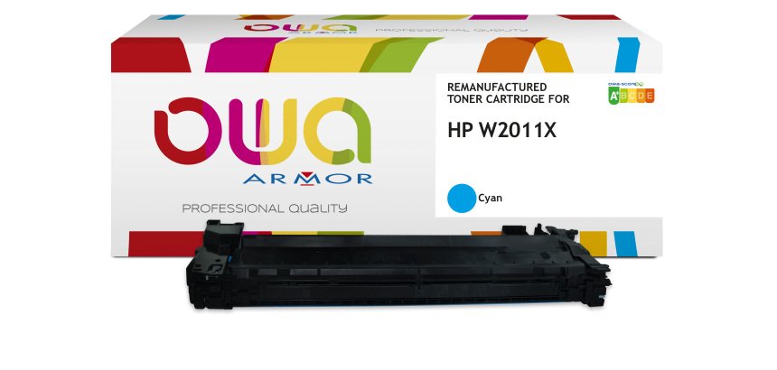 Toner remanufacturé OWA - haute capacité - pour HP W2011X
