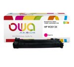 Toner remanufacturé OWA - haute capacité - pour HP W2011X