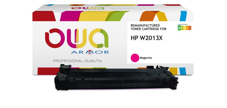 Toner remanufacturé OWA - haute capacité - pour HP W2011X