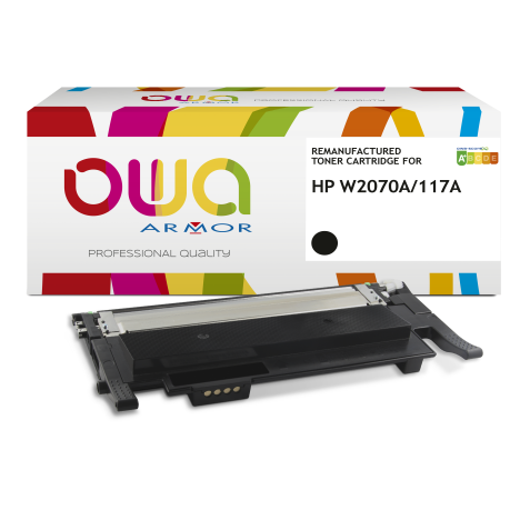 Toner remanufacturé OWA - standard - Noir - pour HP W2070A