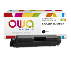 Toner remanufacturé OWA - standard - Noir - pour KYOCERA TK-5160 K