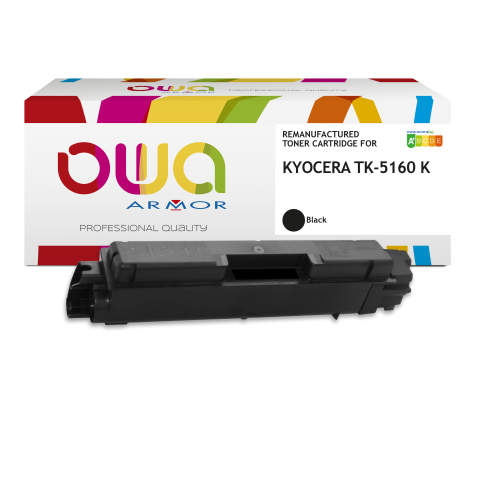 Toner remanufacturé OWA - standard - Noir - pour KYOCERA TK-5160 K