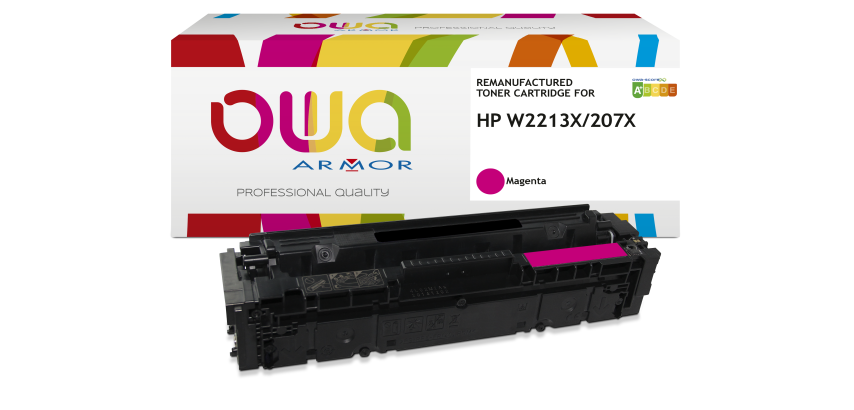 Toner remanufacturé OWA - haute capacité - pour HP W2211X