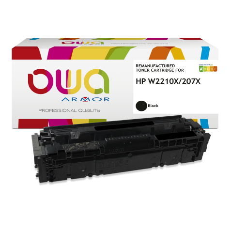 Toner remanufacturé OWA - haute capacité - Noir - pour HP W2210X