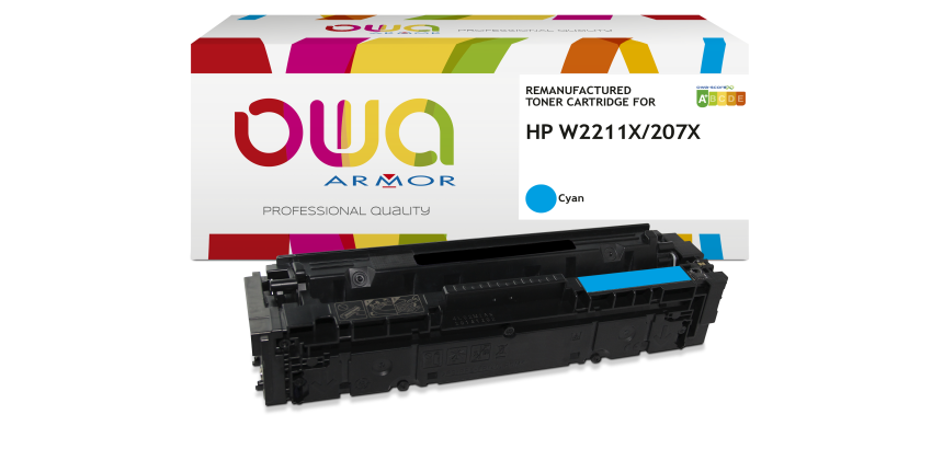 Toner remanufacturé OWA - haute capacité - pour HP W2211X