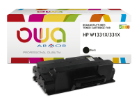 Toner remanufacturé OWA - haute capacité - Noir - pour HP W1331X