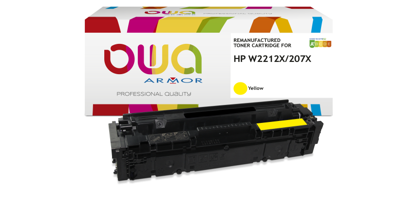 Toner remanufacturé OWA - haute capacité - pour HP W2211X