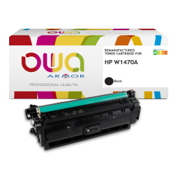 EN_Toner remanufacturé OWA - standard - Noir - pour HP W1470A