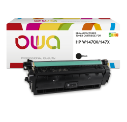 DE_Toner remanufacturé OWA - haute capacité - Noir - pour HP W1470X