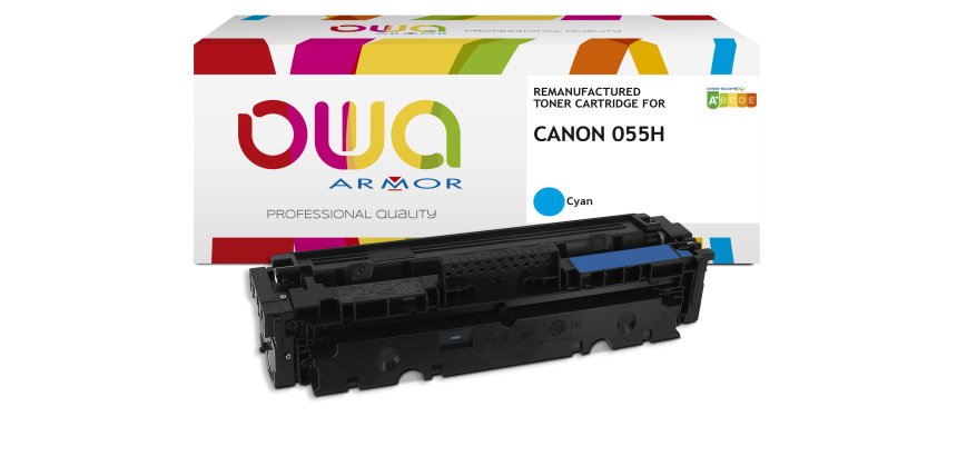 Toner remanufacturé OWA - haute capacité - pour CANON 055 H, T09 C