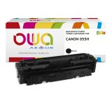 EN_Toner remanufacturé OWA - haute capacité - Noir - pour CANON 055 H, T09 BK