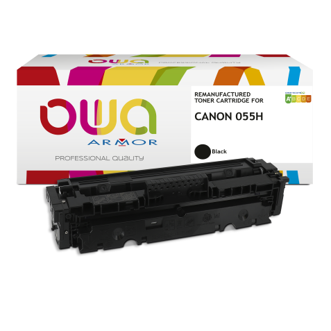 Toner remanufacturé OWA - haute capacité - Noir - pour CANON 055 H, T09 BK