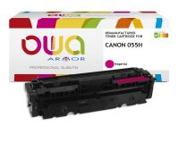 Gereviseerde toner OWA - hoge capaciteit - voor CANON 055 H, T09 C