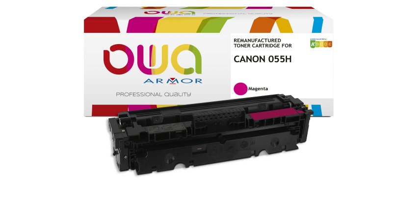 OWA Remanufactured Toner - High Capacity - for CANON 055 H, T09 C