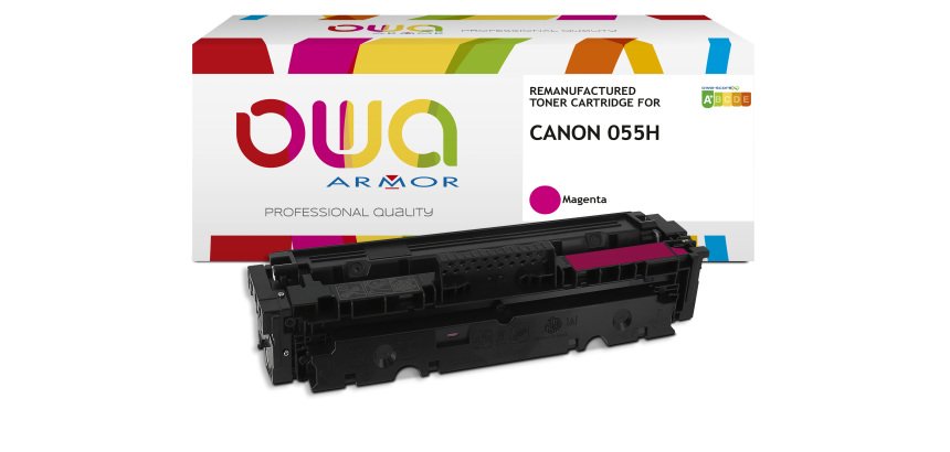 OWA Remanufactured Toner - High Capacity - for CANON 055 H, T09 C