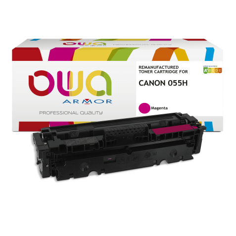 Toner remanufacturé OWA - haute capacité - pour CANON 055 H, T09 C