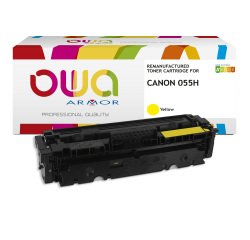 Toner remanufacturé OWA - haute capacité - pour CANON 055 H, T09 C