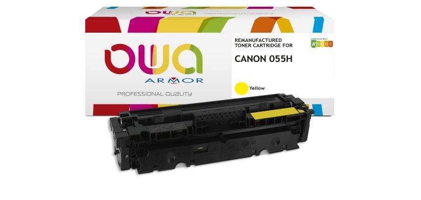 Toner remanufacturé OWA - haute capacité - pour CANON 055 H, T09 C