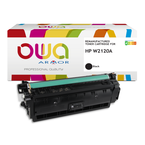 Toner remanufacturé OWA - standard - Noir - pour HP W2120A