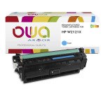 Toner remanufacturé OWA - haute capacité - Cyan - pour HP W2121X
