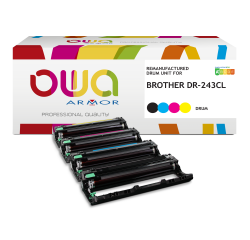 EN_Pack de 4 tambour remanufacturé OWA - standard - Tambour B/C/M/Y - pour BROTHER DR-243CL