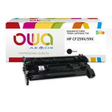 Toner remanufacturé OWA - haute capacité - Noir - pour HP CF259X