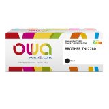 Toner remanufacturé OWA - haute capacité - Noir - pour BROTHER TN-2280/SA