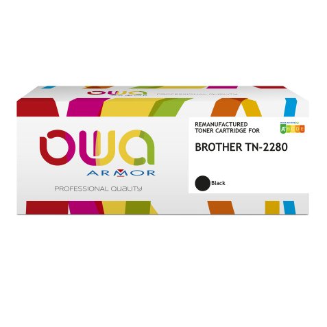 Toner remanufacturé OWA - haute capacité - Noir - pour BROTHER TN-2280