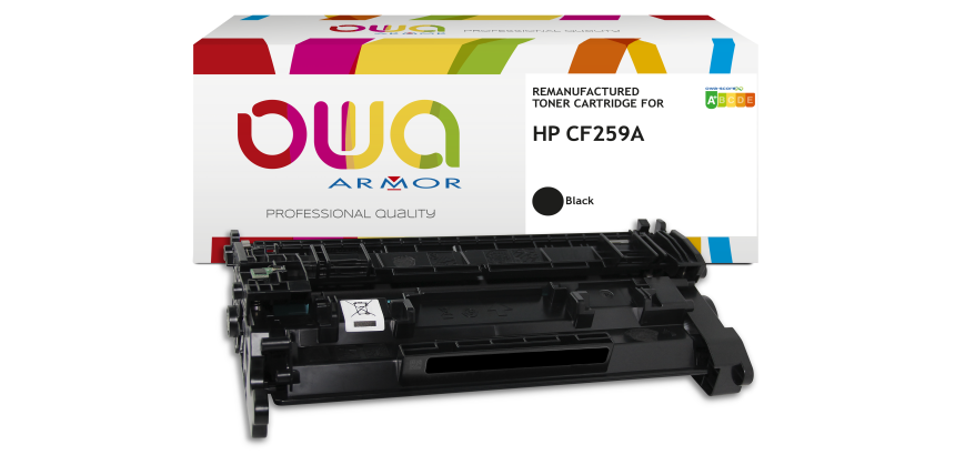 Toner remanufacturé OWA - standard - Noir - pour HP CF259A