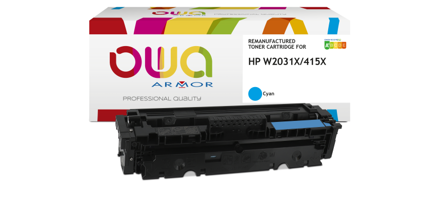 Toner remanufacturé OWA - haute capacité - pour HP W2031X