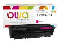 Toner remanufacturé OWA - haute capacité - pour HP W2031X