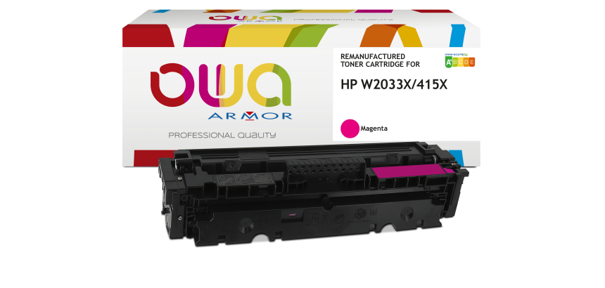 Toner remanufacturé OWA - haute capacité - pour HP W2031X
