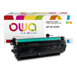 Toner remanufacturé OWA - haute capacité - Noir - pour HP W1470Y