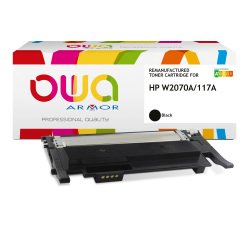 Toner remanufacturé OWA - très très haute capacité - Noir - pour HP W2070A