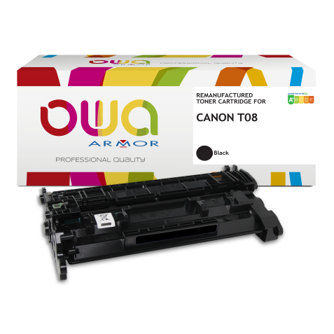 Toner remanufacturé OWA - standard - Noir - pour CANON T08